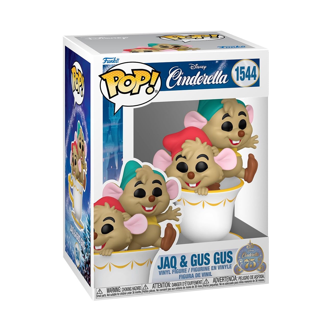 Funko Pop Disney: 75-летие Золушки - Золушка - Коллекционная виниловая фигурка - Идеи для подарков - Официальные товары - Игрушки для детей и взрослых - Любители мультфильмов и анимации