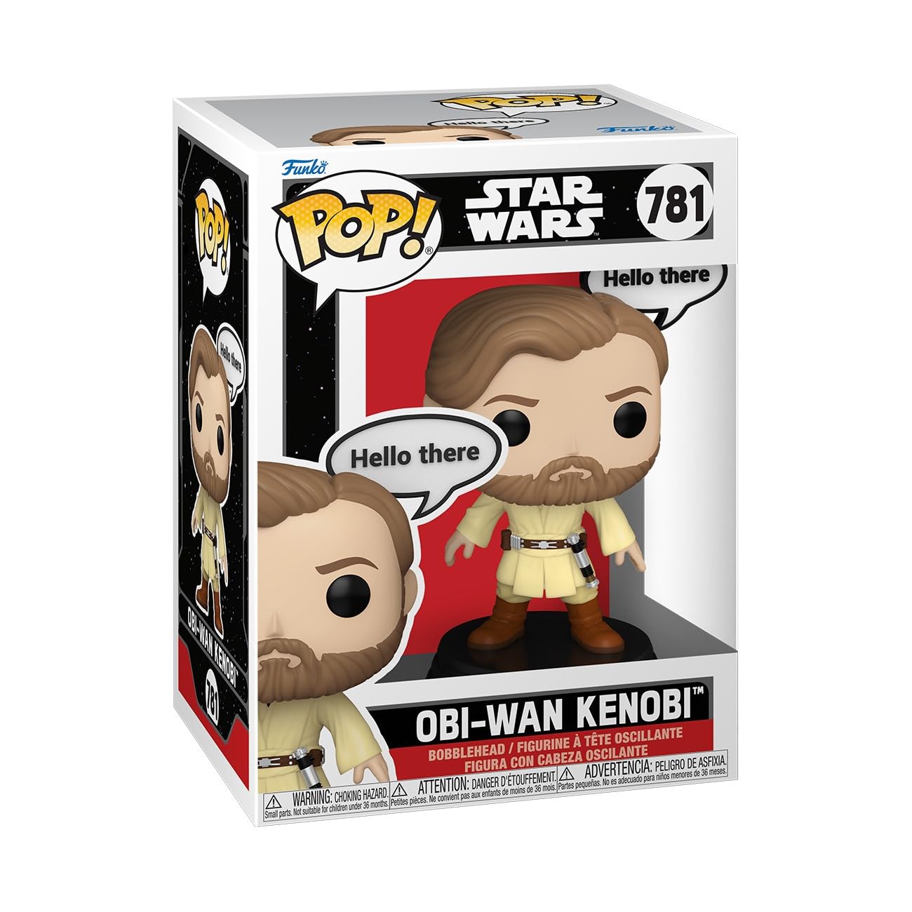 Funko Pop! Star Wars: Оби-Ван Кеноби - Коллекционная виниловая фигурка 