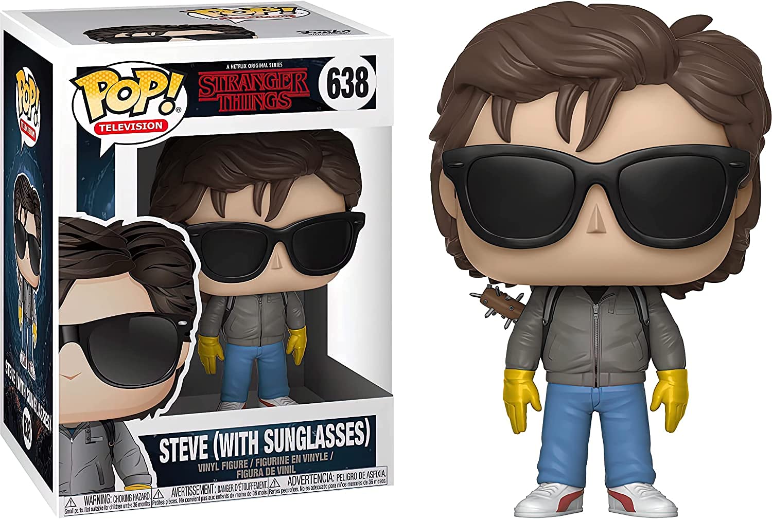 Funko POP! «Очень странные дела» — Стив Харрингтон в солнцезащитных очках Funko Pop! Виниловая фигурка  - фото 2