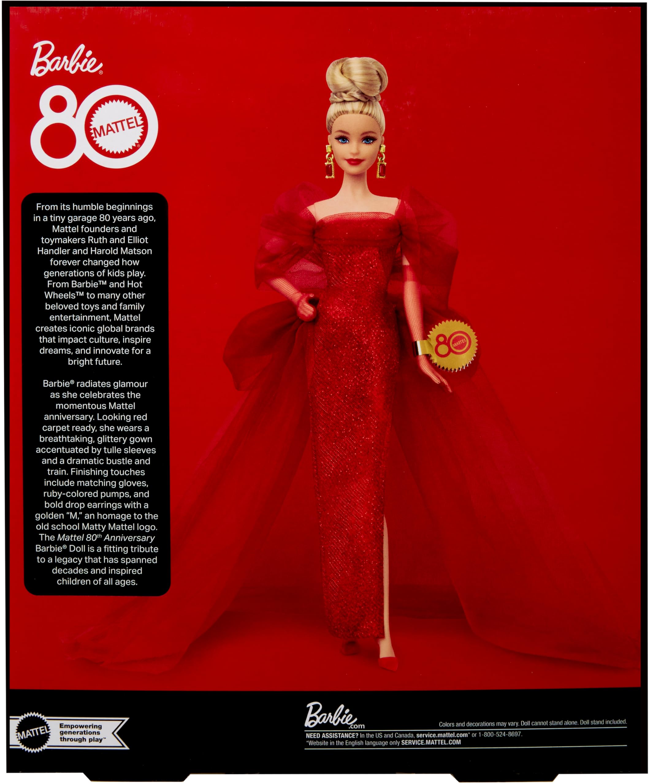 Кукла Barbie Signature, к 80-летию Mattel