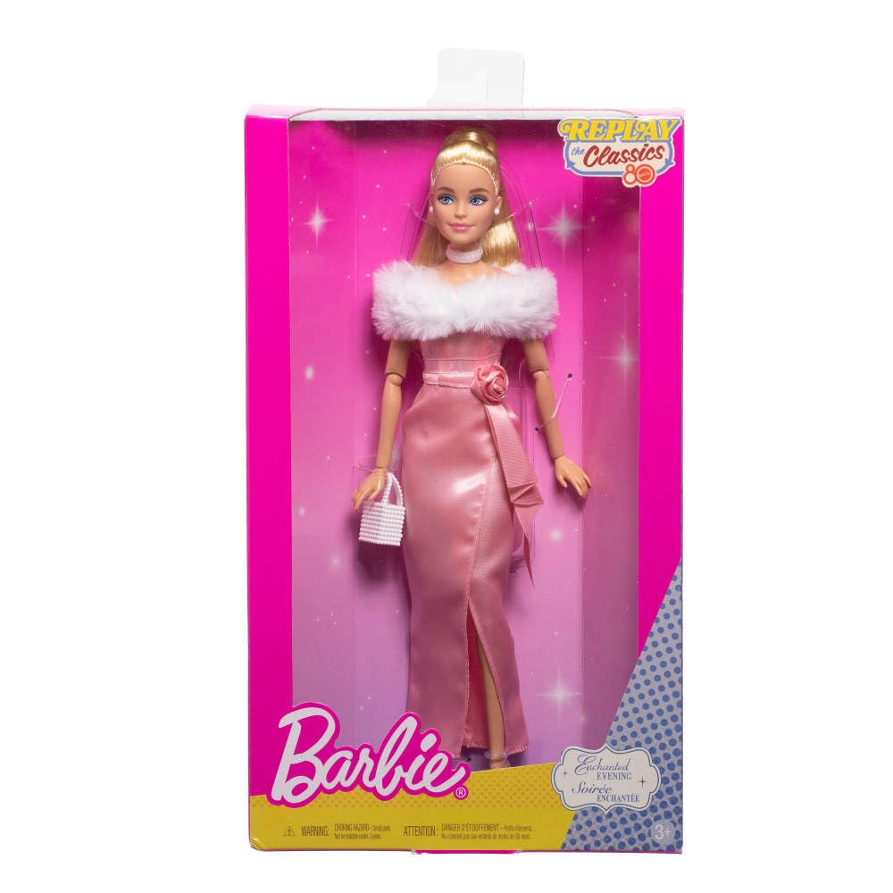 Модная кукла Barbie Enchanted Evening Fashion в розовом платье, коллекция Mattel Replay The Classics
