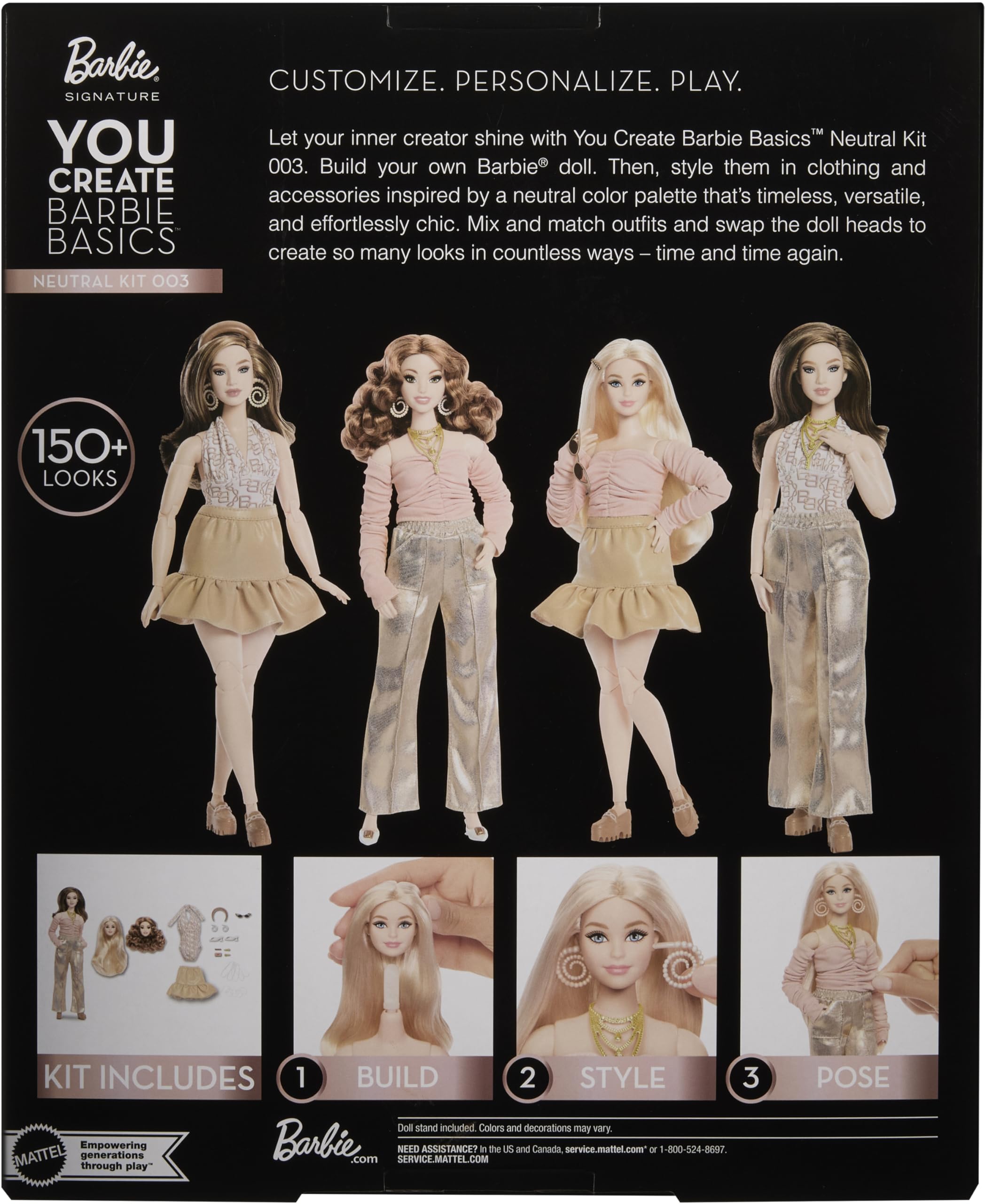 Набор Barbie Basics You Create Neutral Kit 003 
