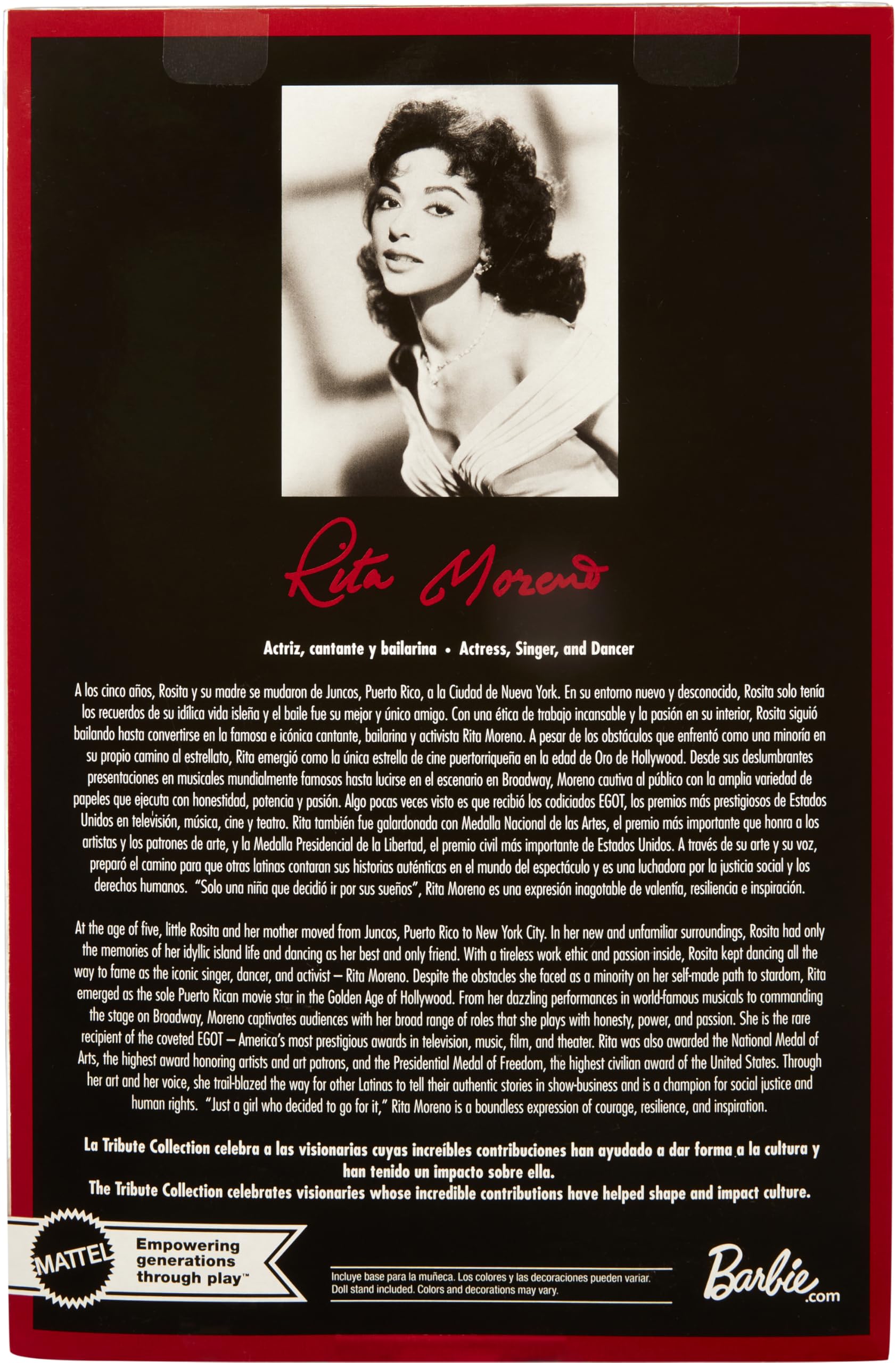 Коллекционная кукла Barbie Signature Tribute Collection Rita Moreno 