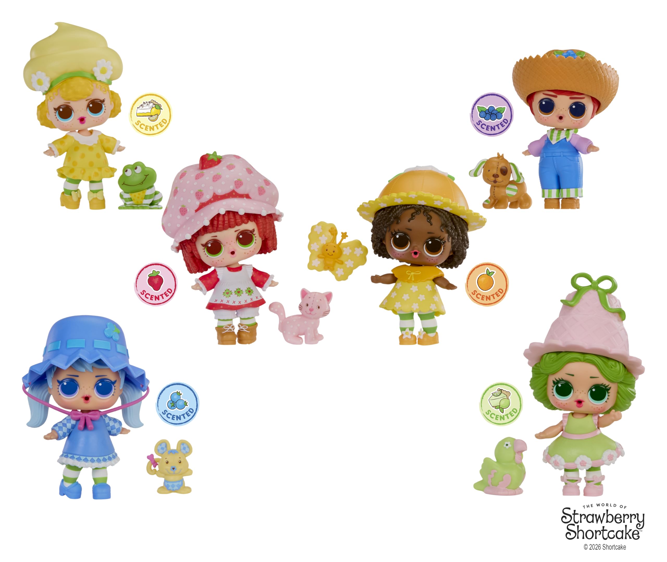 Малыши LOL Surprise Loves The World of Strawberry Shortcake 