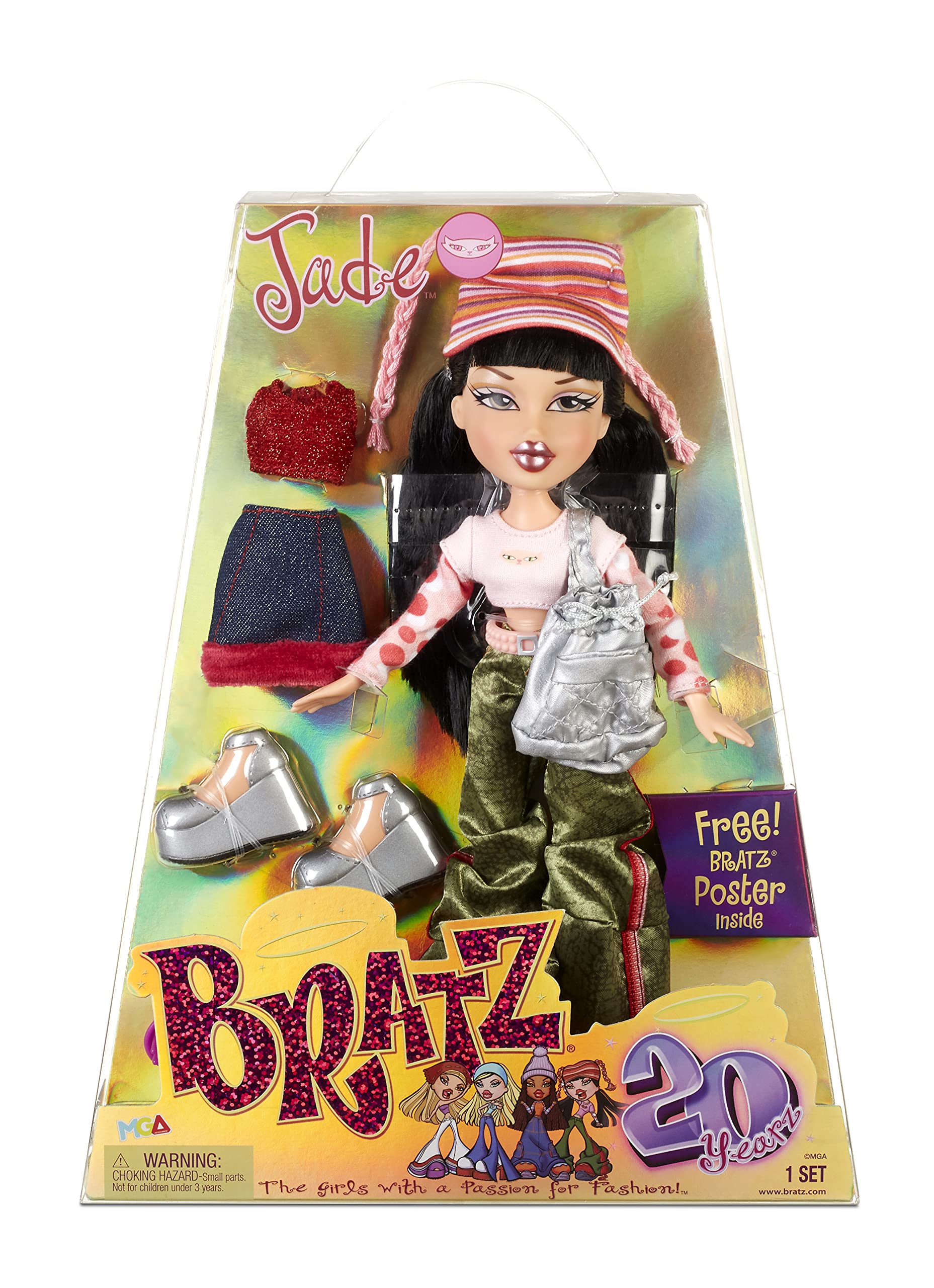Специальное юбилейное издание Bratz 20 Yearz, оригинальная модная кукла Джейд 