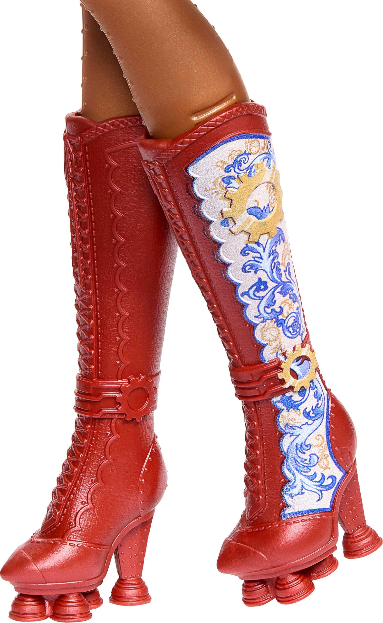 Кукла Monster High, Робекка Стим в синей блузке и черных шортах  - фото 3