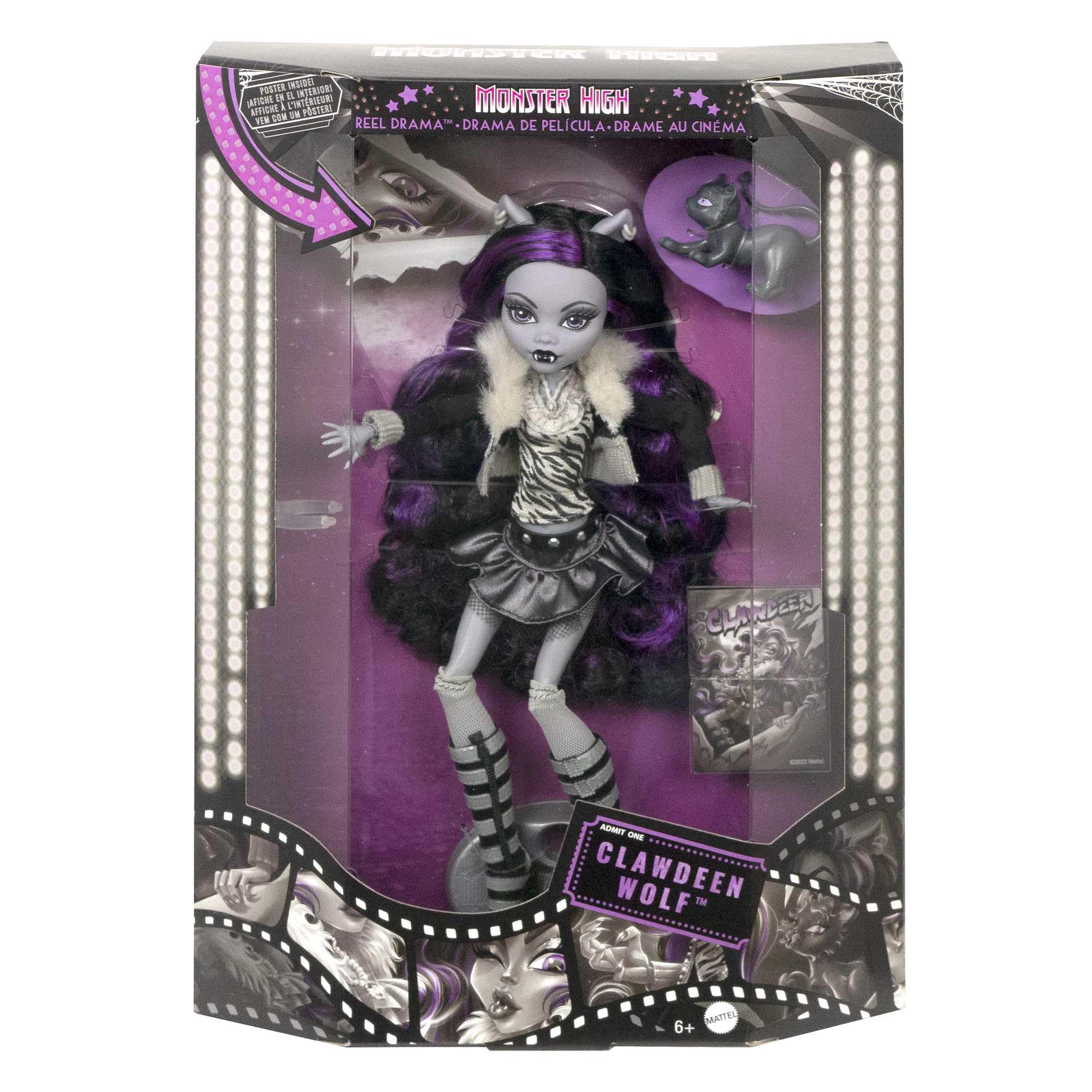 Кукла Monster High Клодин Вульф из коллекции Reel Drama