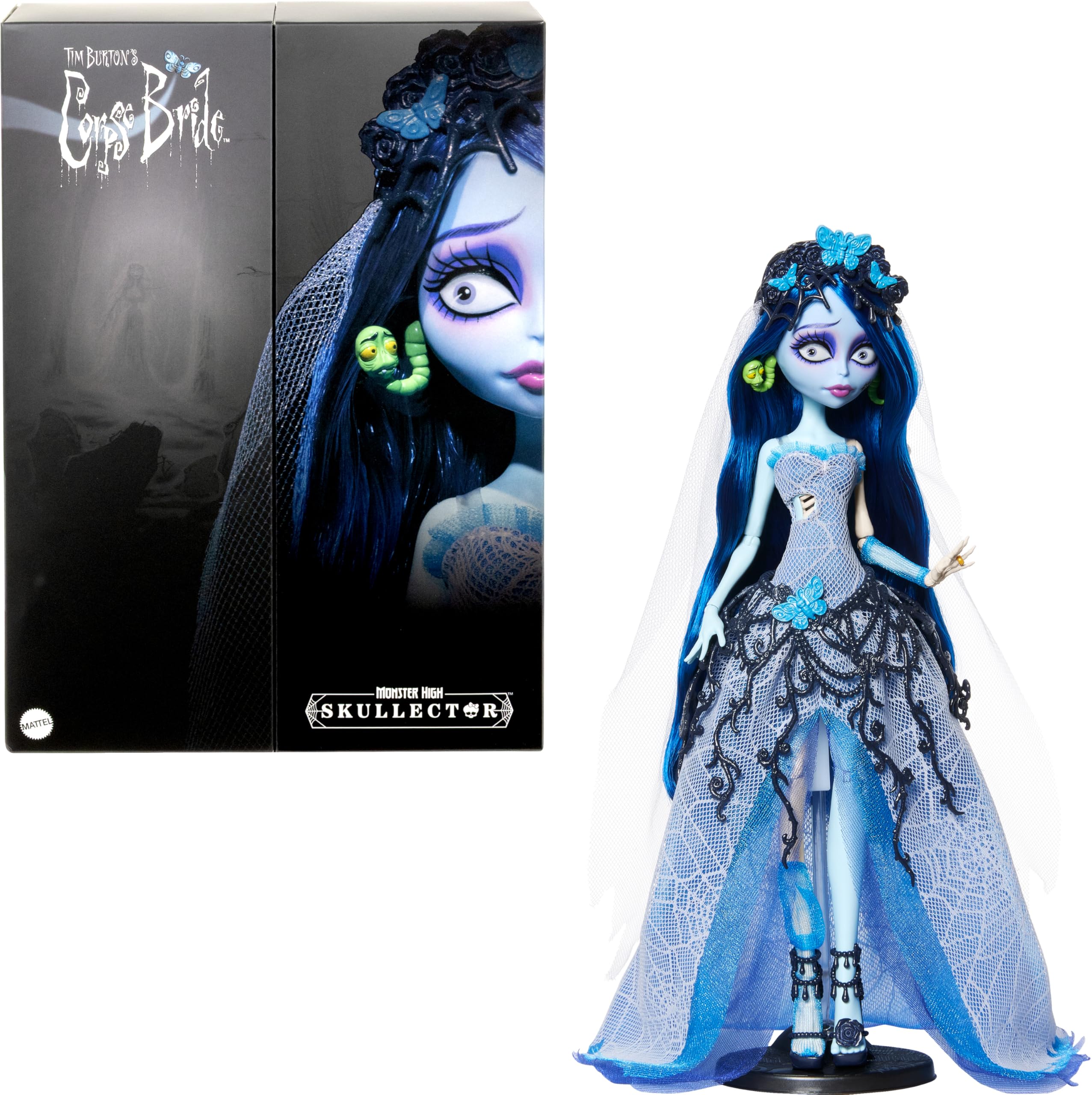 Кукла Monster High Skullector x Труп невесты: Эмили 