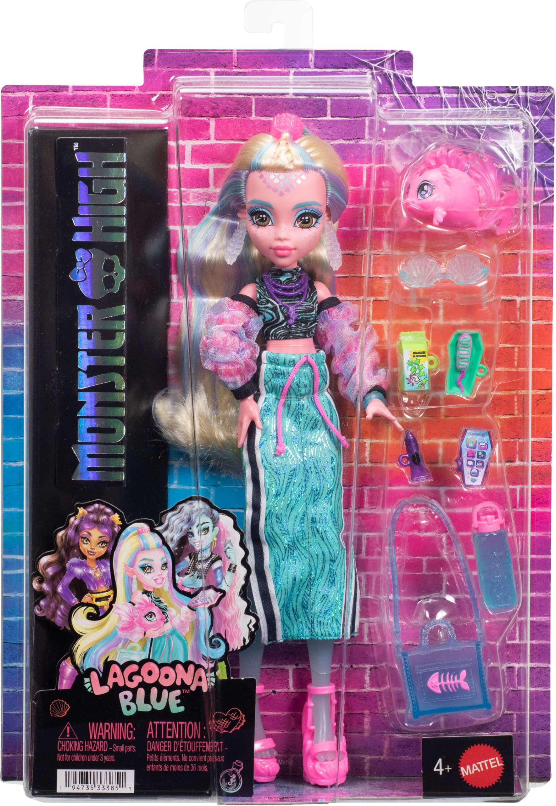 Кукла Monster High, Лагуна Блю из коллекции Faboolous Friends 'Wave 3' - фото 5