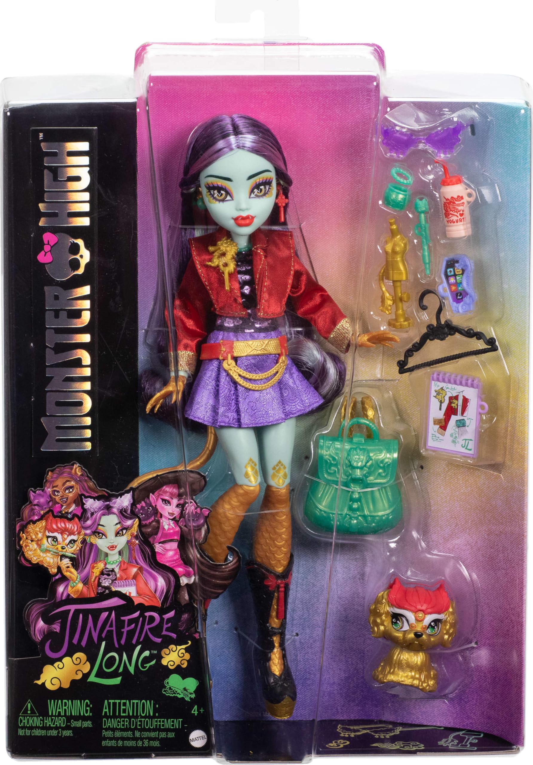 Кукла Monster High, Джинафаер Лонг из коллекции Faboolous Friends 