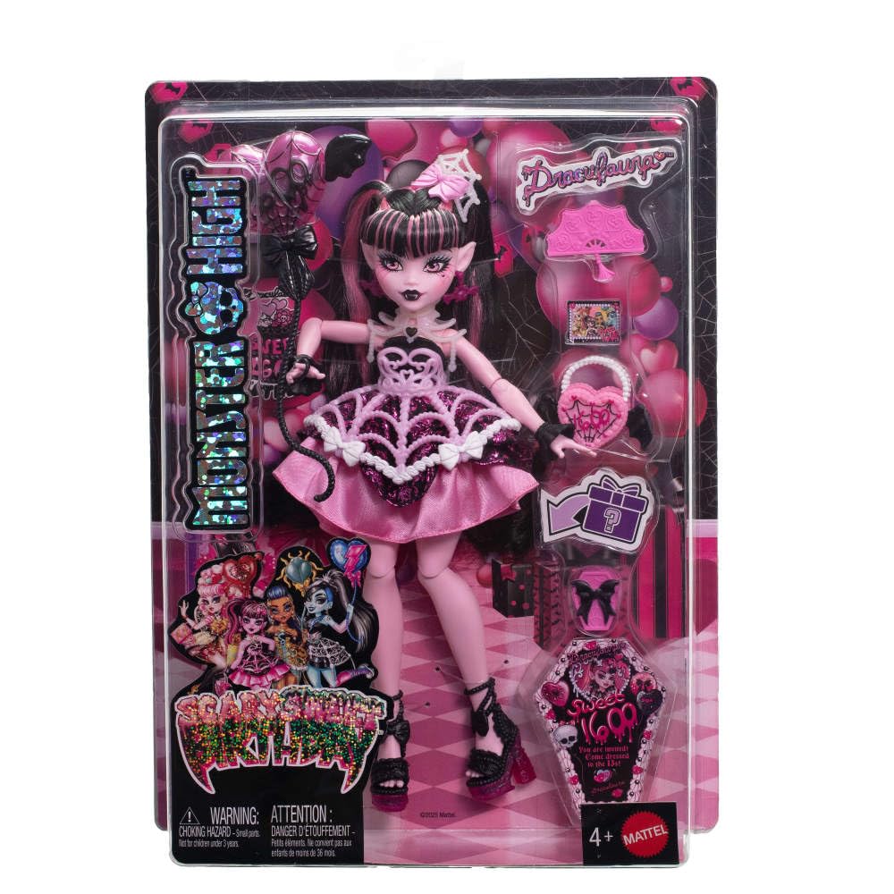 Кукла Monster High Дракулаура из коллекции Scary Sweet Birthday - фото 5