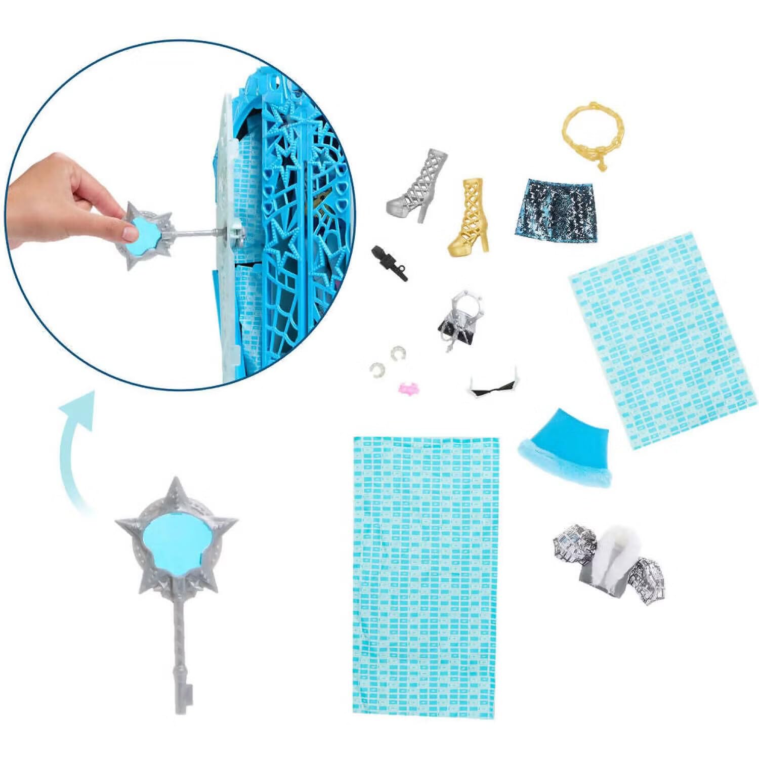 Кукла Monster High Френки Штейн из коллекции Skulltimate Secrets Hauntlywood Mysteries - фото 4