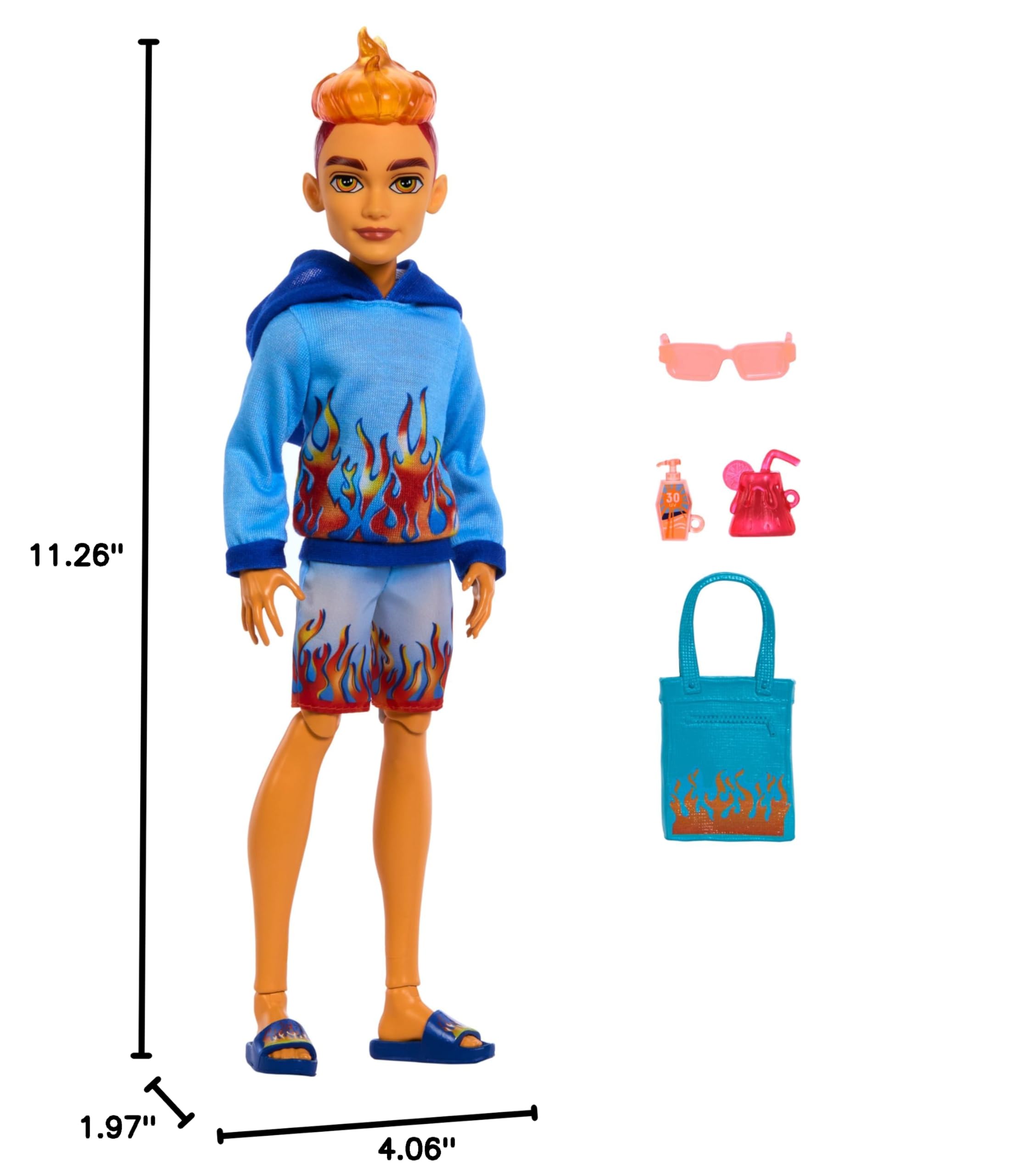 Кукла Monster High Хит Бёрнс из коллекции Scare-adise Island