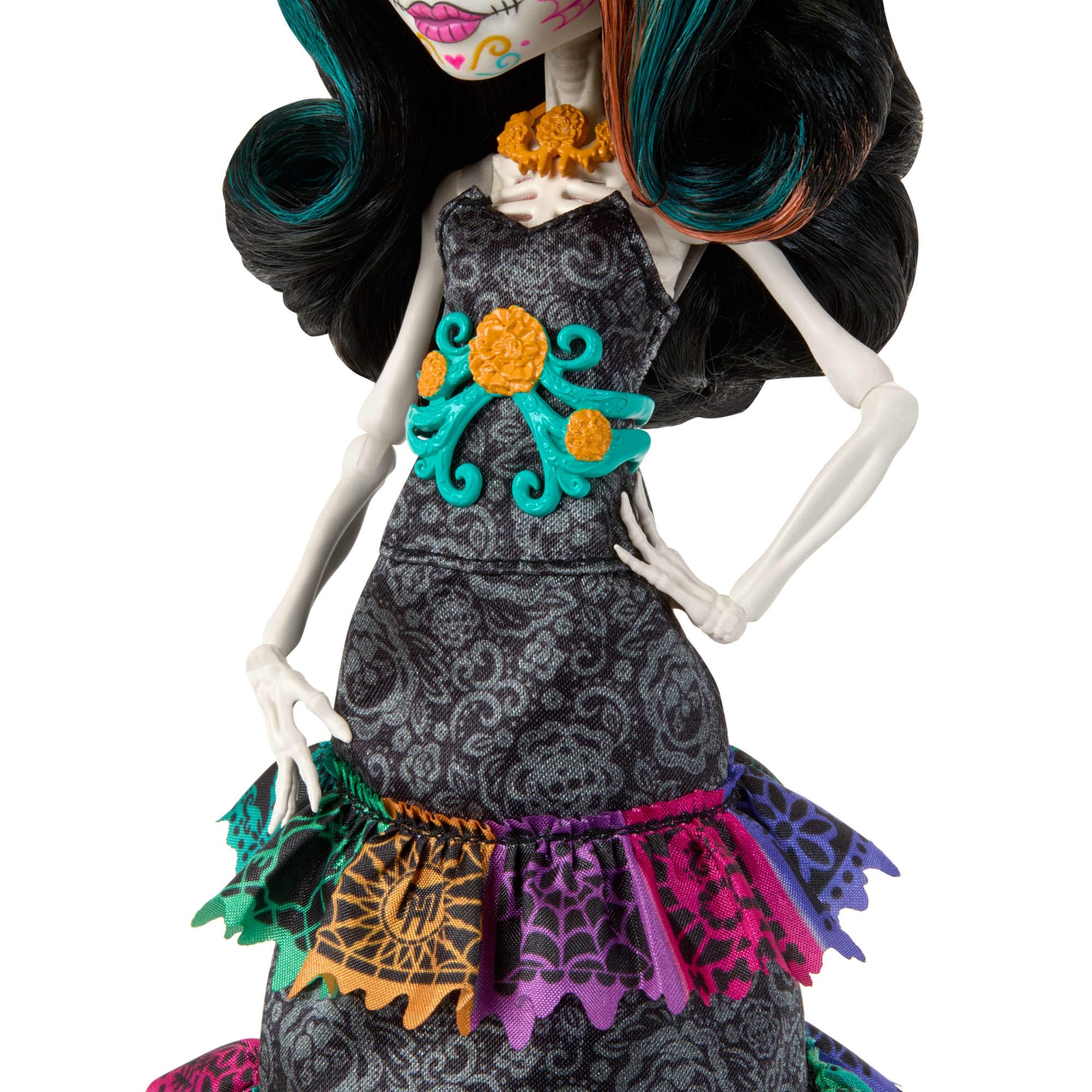 Кукла Monster High, Skelita Calaveras Día De Muertos 2024 Howliday  - фото 3