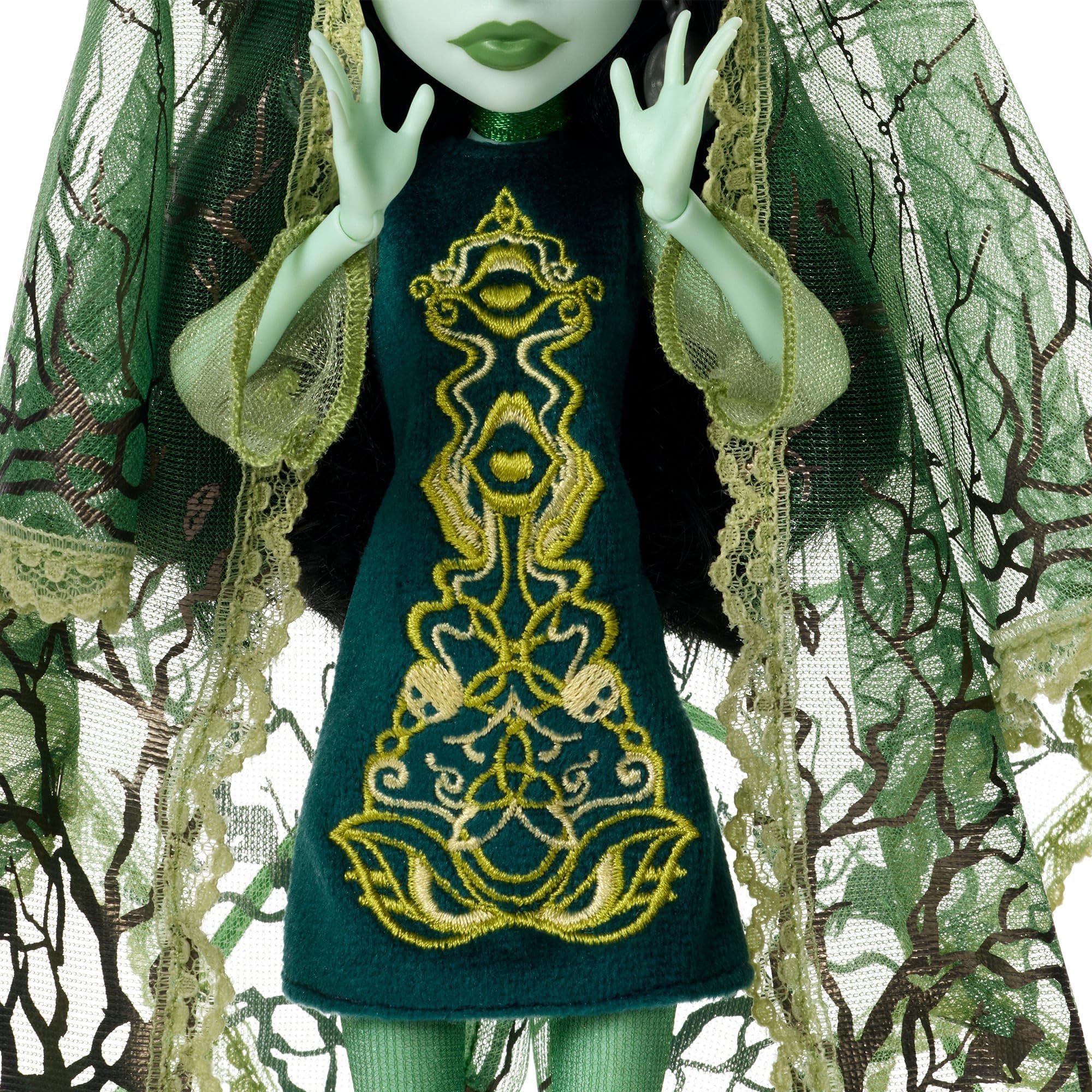 Кукла Monster High Skullector Scarah Screams Fang Club в стиле 60-х годов, коллекционная - фото 4