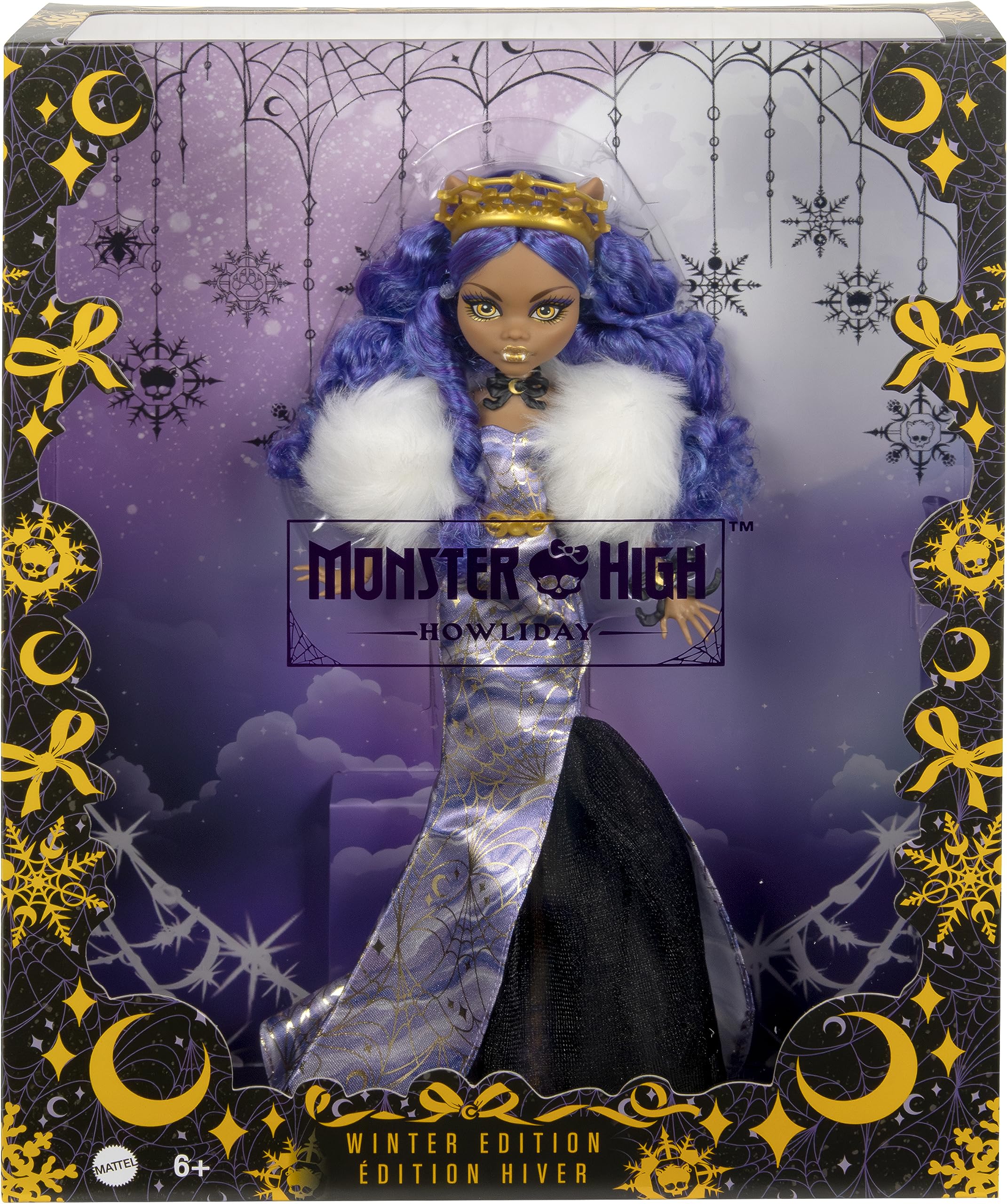 Кукла Monster High Howliday Winter Edition, коллекционная Клодин Вульф 