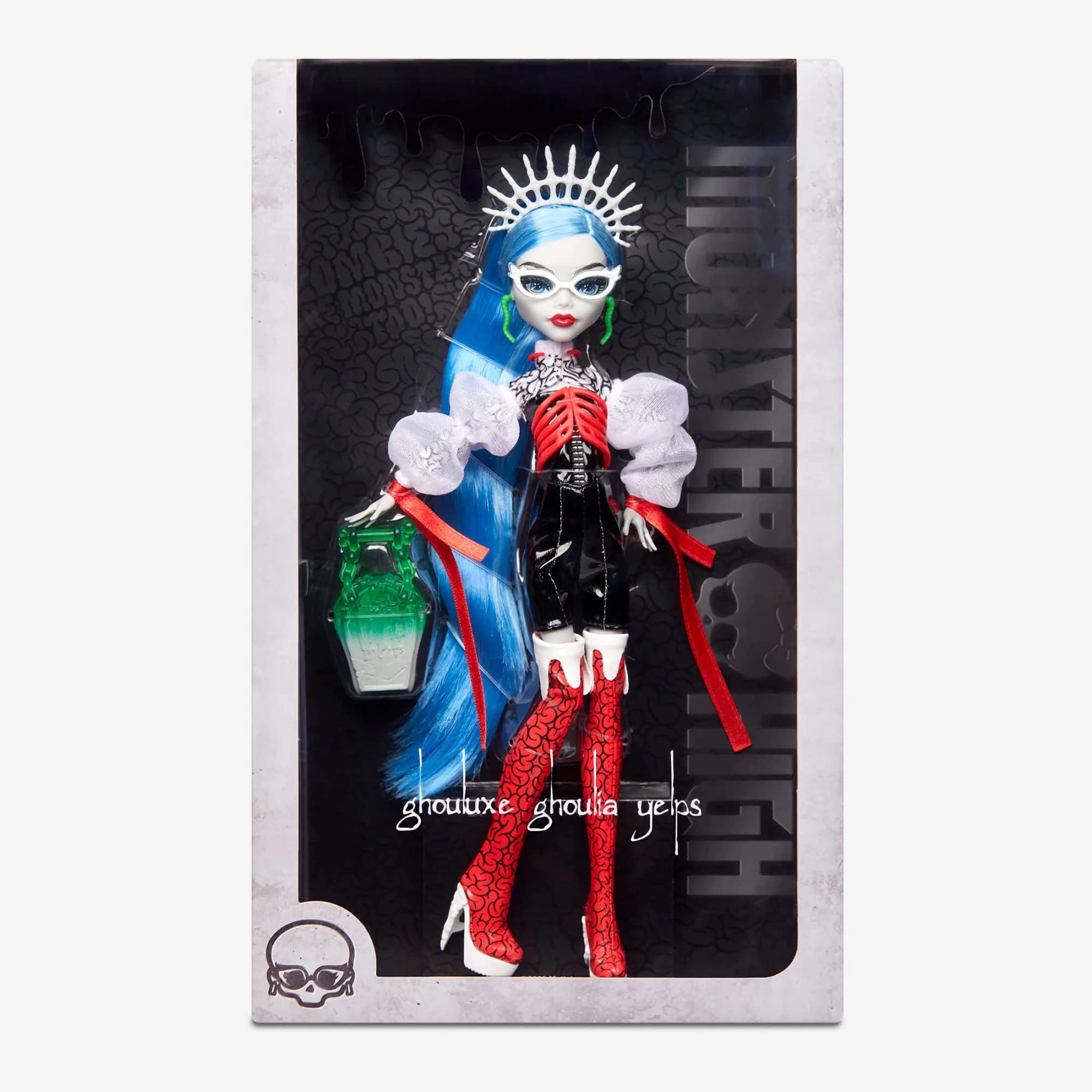 Коллекционная кукла Monster High Ghouluxe Ghoulia Yelps - фото 3