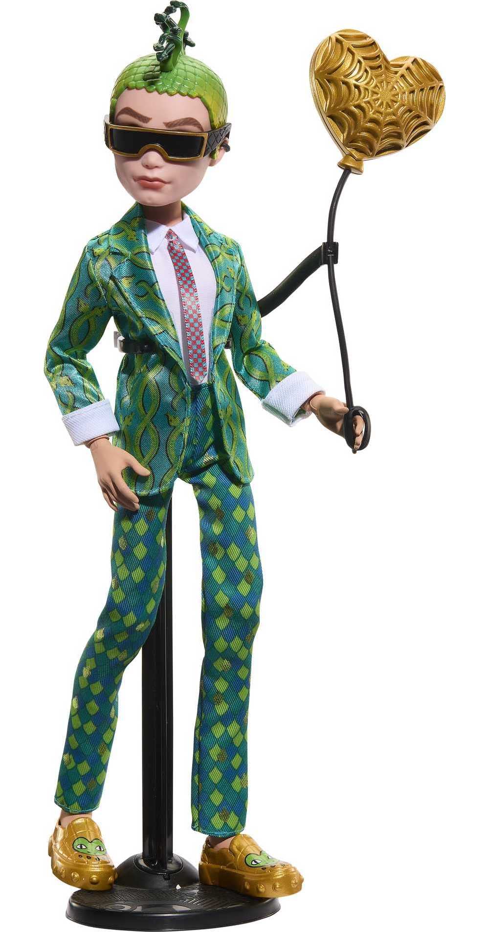 Куклы Monster High Howliday Love Edition, коллекционный набор из 2 штук Клео Де Нил и Дьюс Горгон - фото 5