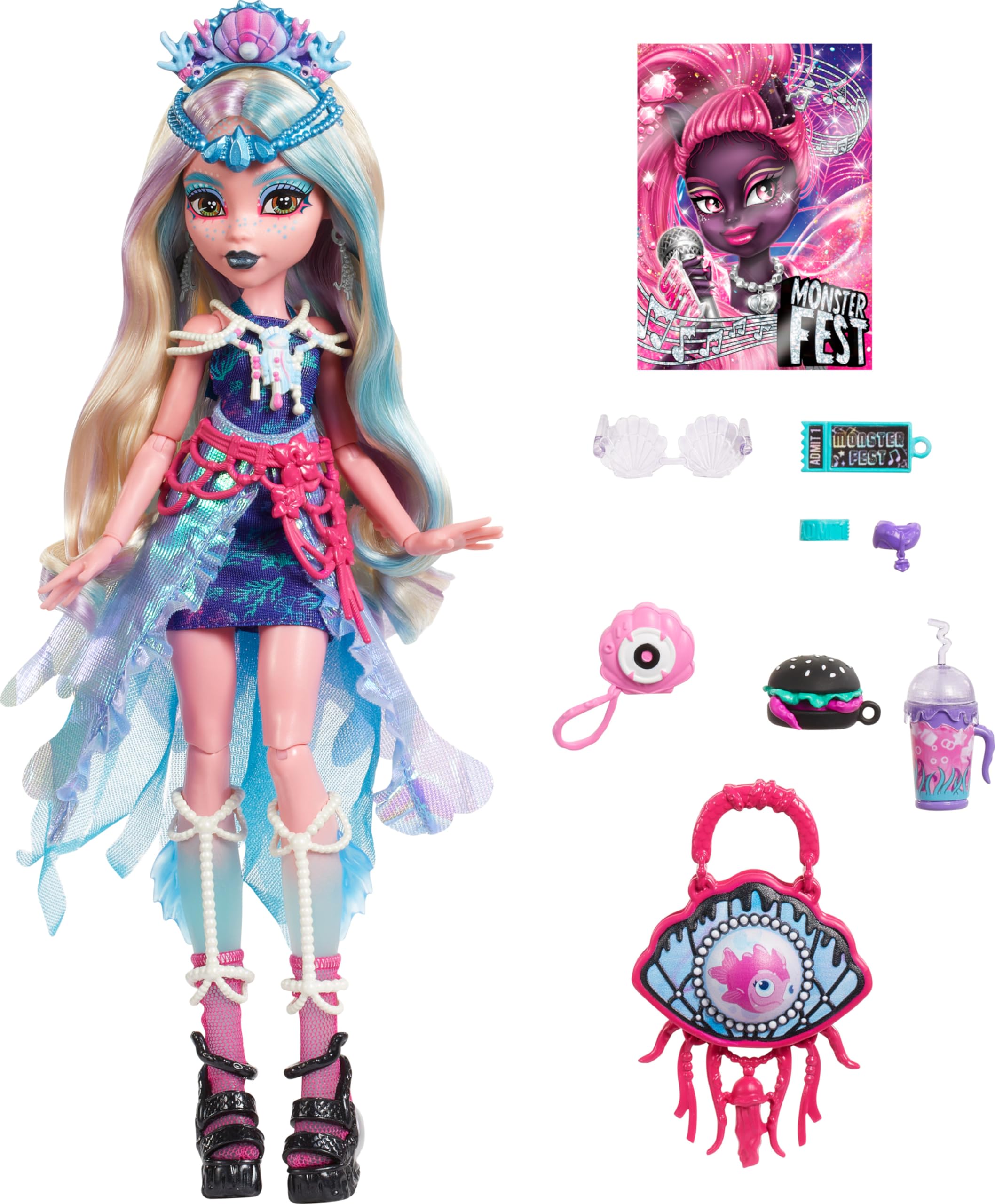 Кукла Monster High Лагуна Блю из коллекции Monster Fest - фото 5