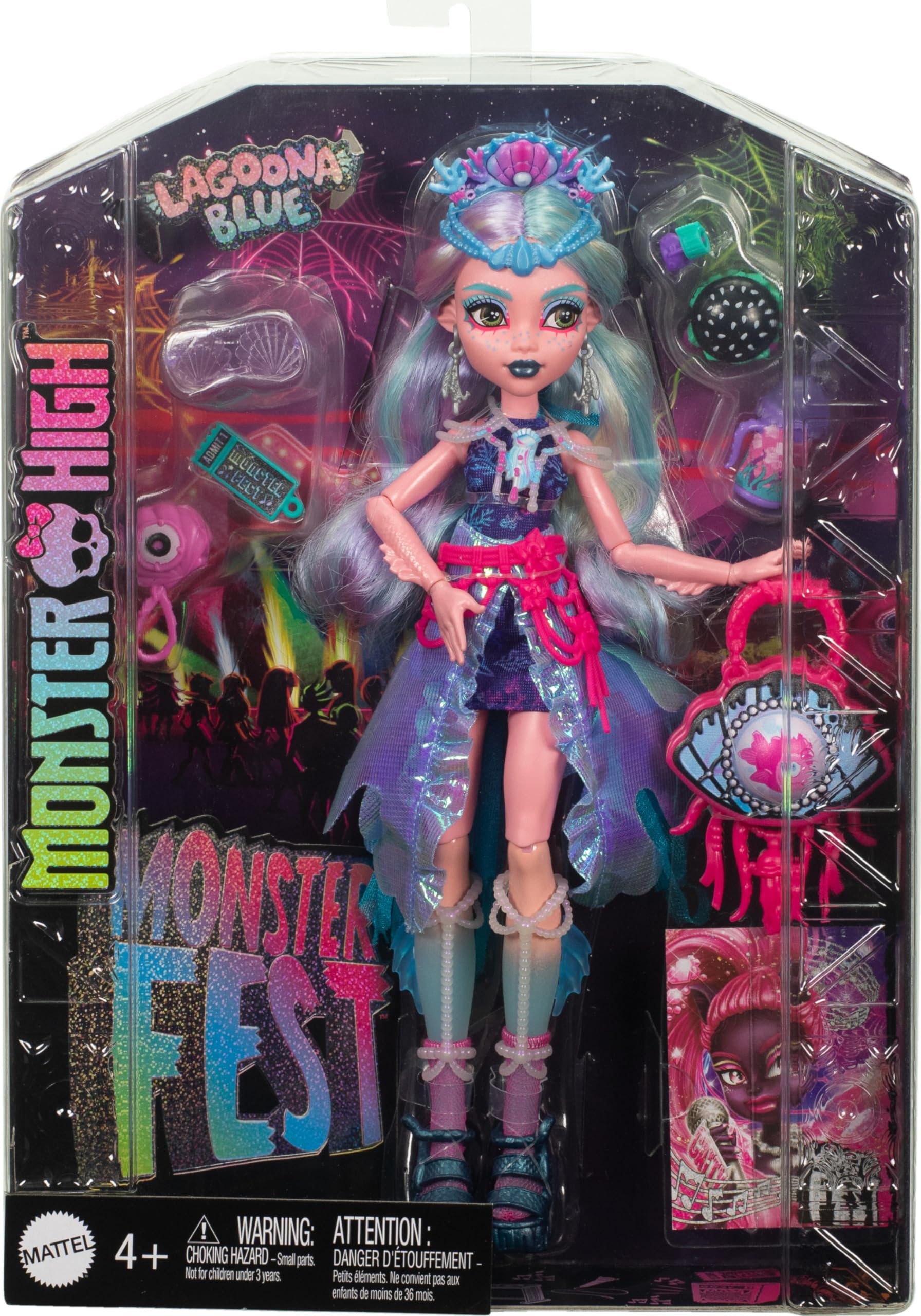 Кукла Monster High Лагуна Блю из коллекции Monster Fest