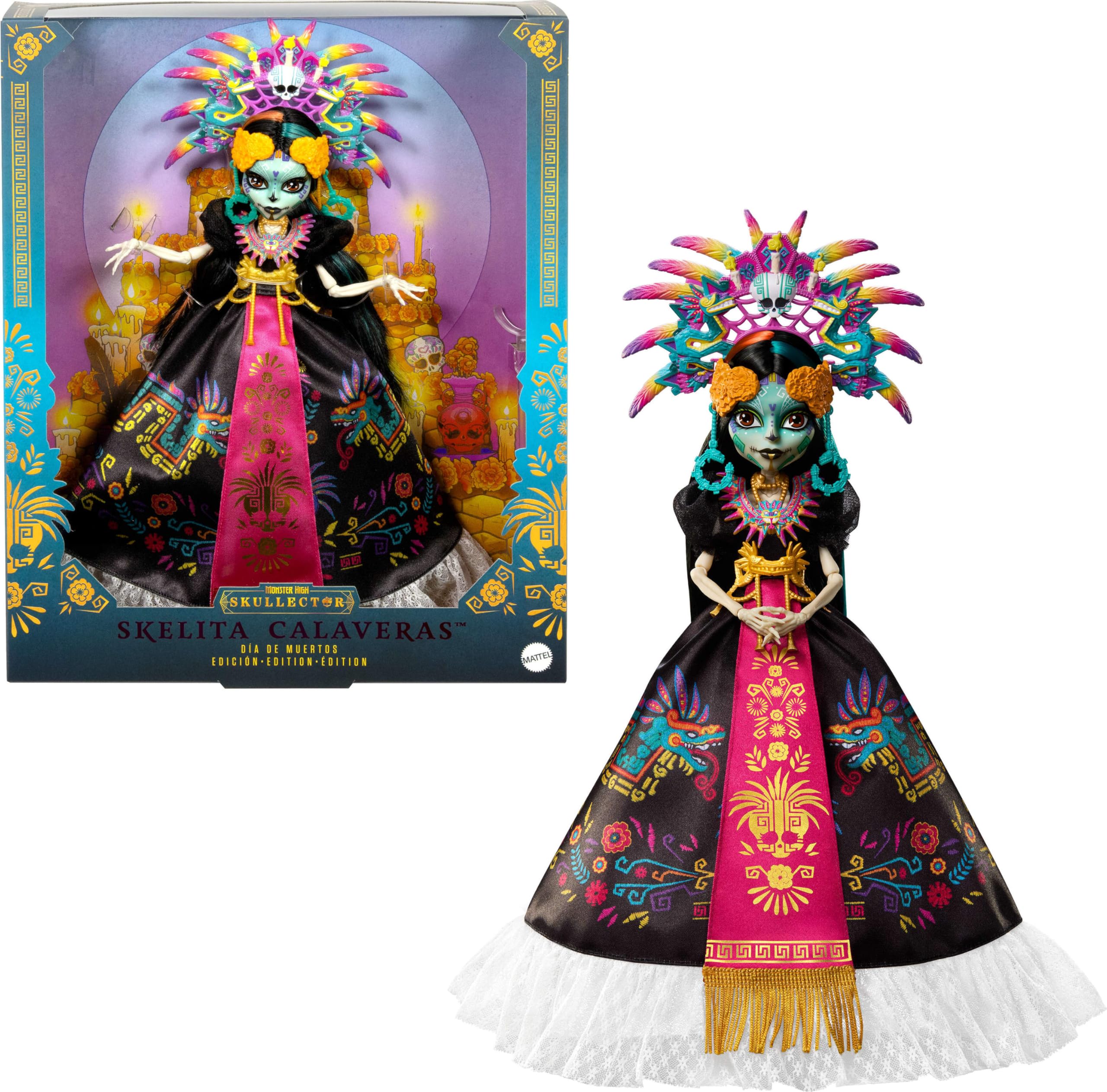 Кукла Monster High Скелита Калаверас Día de Muertos 2025