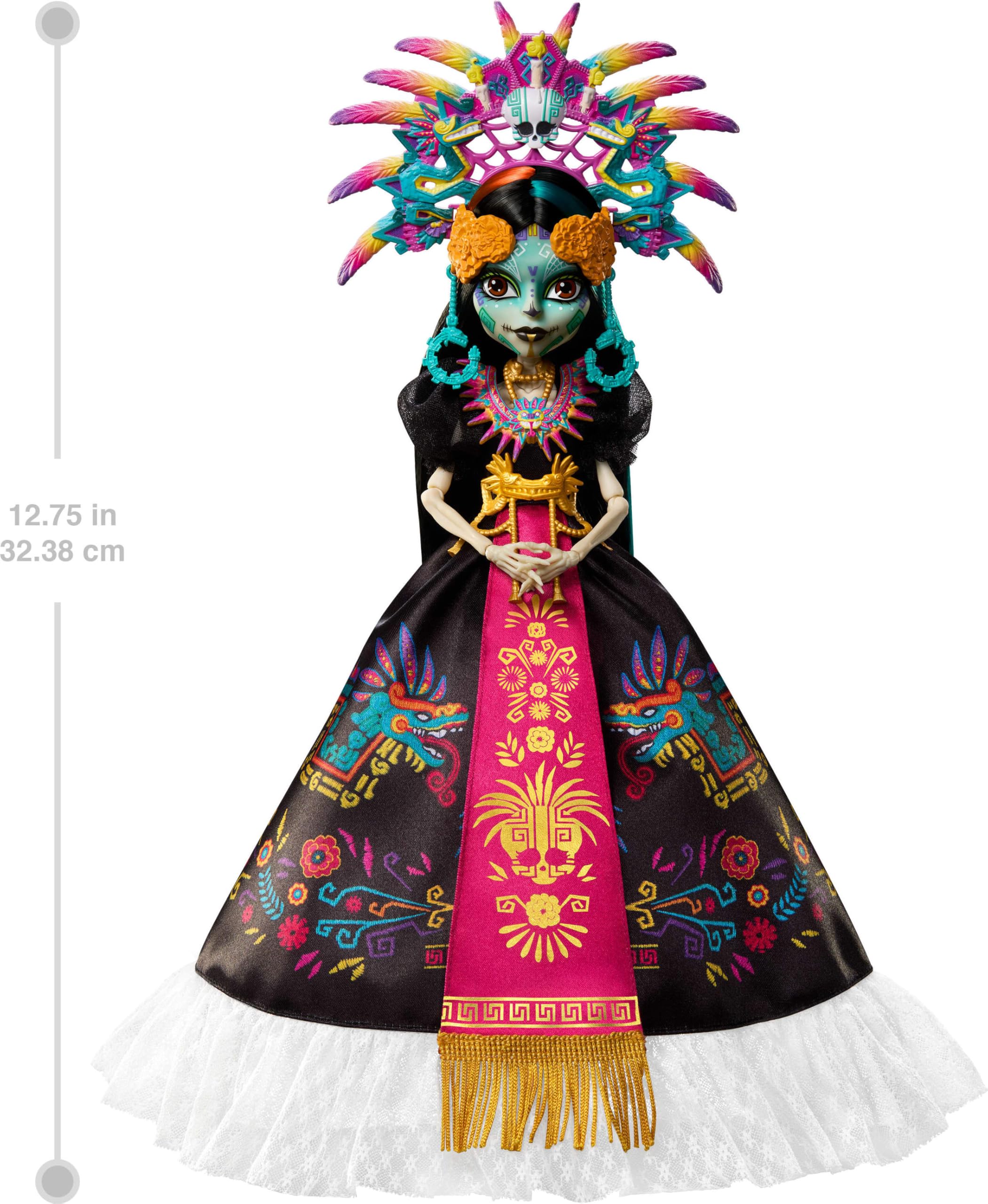 Кукла Monster High Скелита Калаверас Día de Muertos 2025 - фото 2