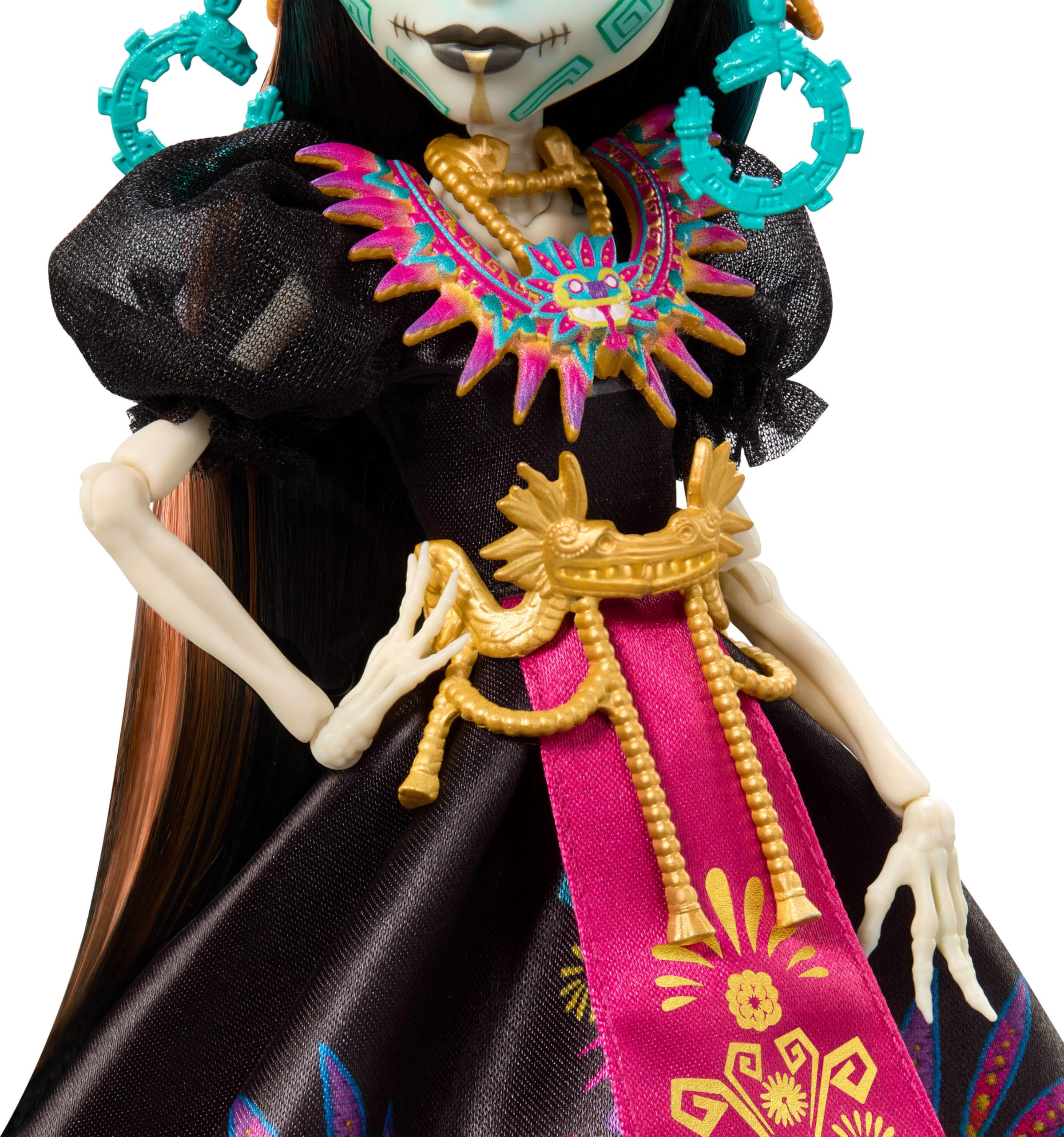 Кукла Monster High Скелита Калаверас Día de Muertos 2025 - фото 4