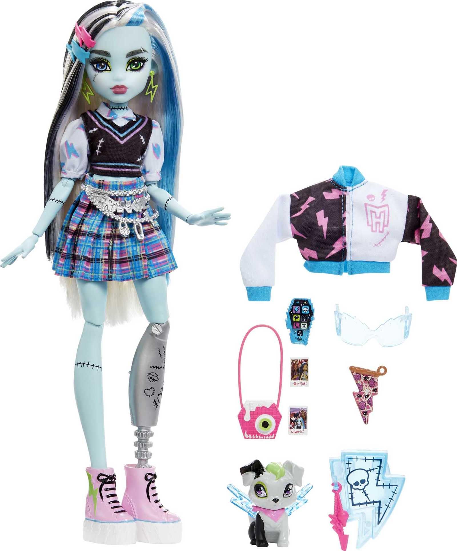 Кукла Monster High Френки Штейн из коллекции Faboolous Friends - фото 4