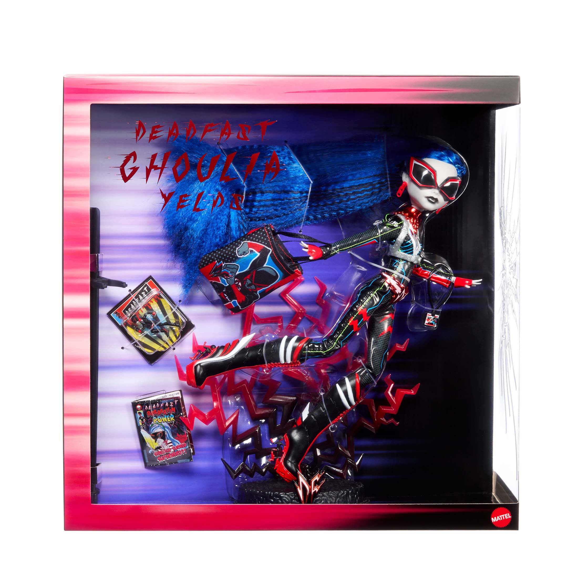 Эксклюзивная кукла Monster High Deadfast Ghoulia Yelps SDCC 2024  - фото 2