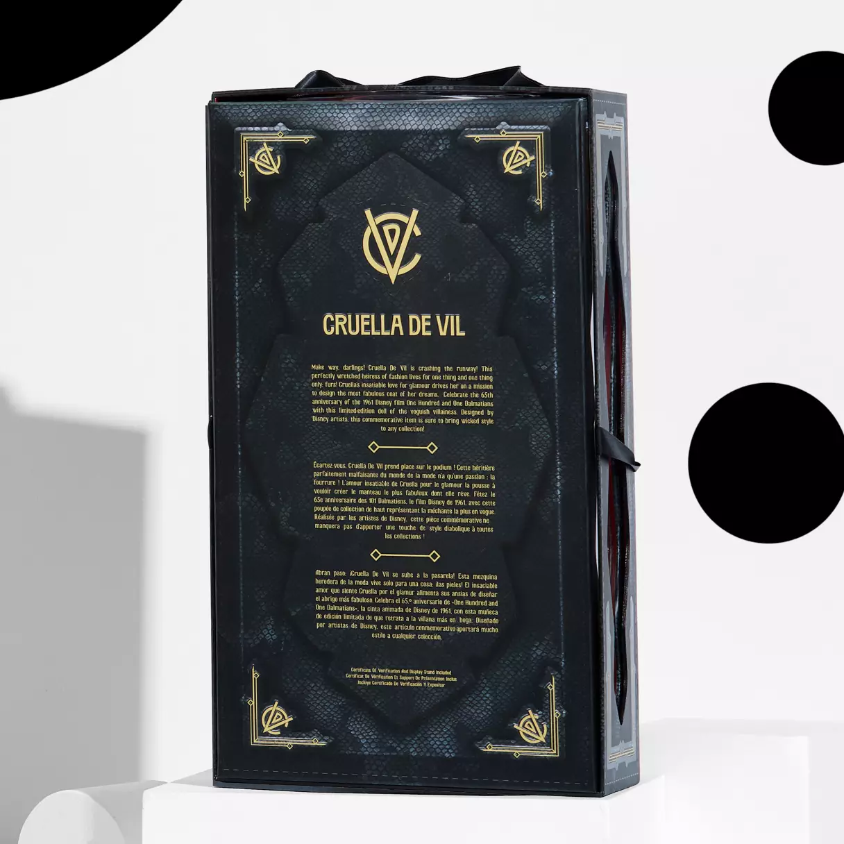 Кукла Круэлла де Виль лимитированная — К 65-летию мультфильма «101 далматинец» - фото 5