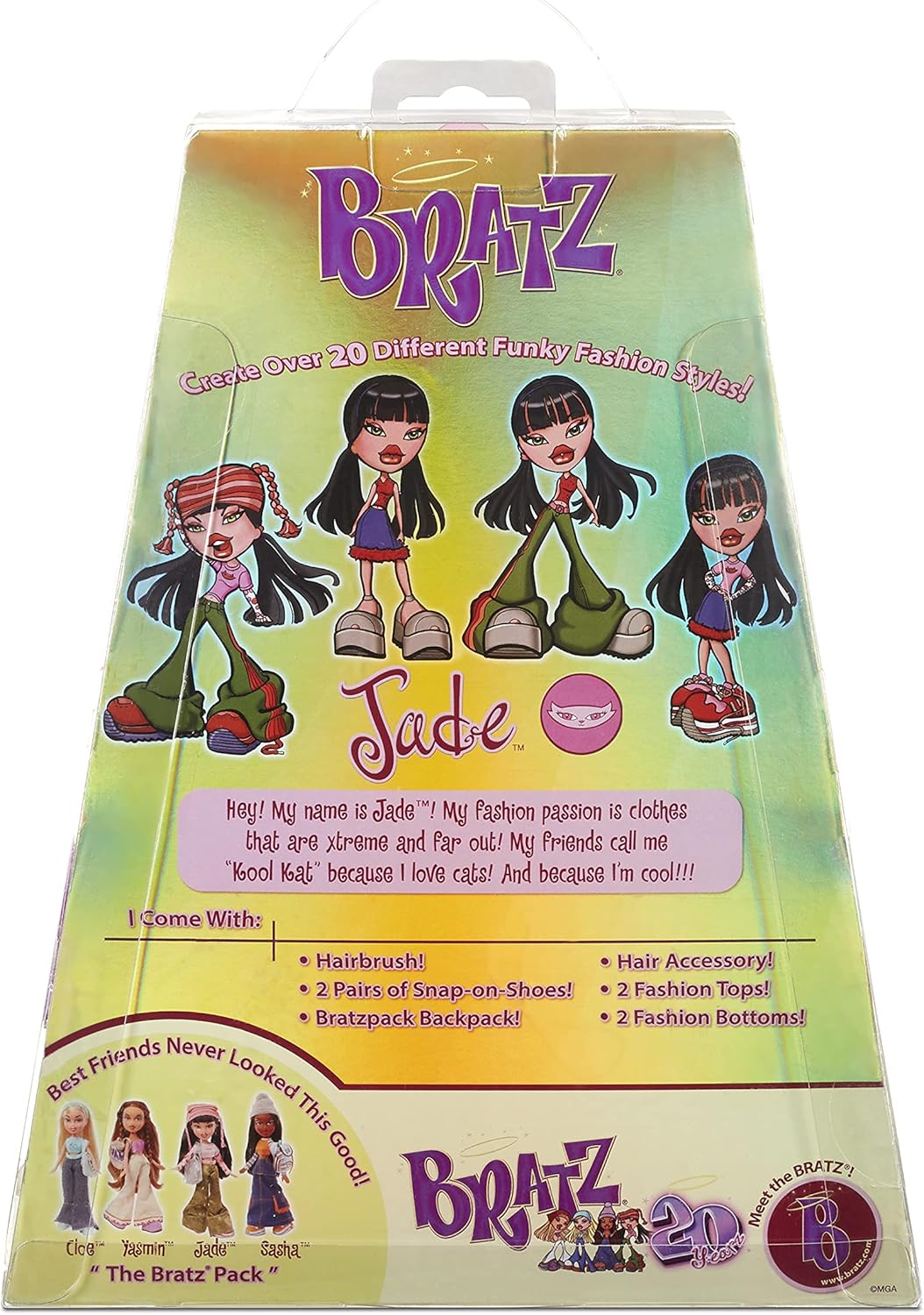 Специальное юбилейное издание Bratz 20 Yearz, оригинальная модная кукла Джейд 
